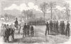 LONDON. Victoria Rifle Corps, Kilburn 1855 old antique vintage print picture