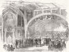 FRANCE. Waiting for the Queen, Boulogne Station 1855 old antique print picture