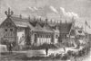FRANCE. Paris Expo. Russian Stables 1867 old antique vintage print picture