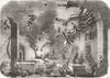 ITALY. Explosion, Castel Nuovo, Naples 1855 old antique vintage print picture