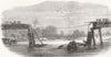SRI LANKA. Railway Bridge Destroyed by Floods 1872 old antique print picture