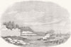 GERMANY. GunBoats Reconnoitring Stralsund Strait 1855 old antique print