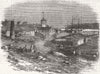 CANADA. Nanaimo, Coaling Station, Vancouver Island 1859 old antique print
