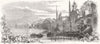 ITALY. Bellagio, Lake of Como 1857 old antique vintage print picture
