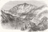 INDIA. Lake of Nainital, Himalayas 1857 old antique vintage print picture