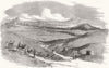 TUNISIA. Remains of Carthage. Aqueduct 1857 old antique vintage print picture