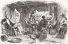PHILIPPINES. Bargaining for Horses, Calamba 1857 old antique print picture