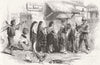 PHILIPPINES. Manilla Girls Shopping 1857 old antique vintage print picture