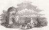 PAKISTAN. Tomb of Ameer of Scinde, Lahore 1857 old antique print picture