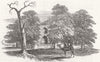 PAKISTAN. Mussulman Tomb, Battalla, Punjab 1857 old antique print picture