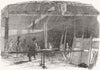 WORCS. Chain-Cable Forging, Tividale, Dudley 1855 old antique print picture