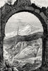 ITALY. Etna, From Theatre Taormina c1880 old antique vintage print picture