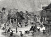ITALY. Castle of St Angelo, Rome 1853 old antique vintage print picture