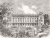 LONDON. Hotel to be erected at Upper Norwood 1862 old antique print picture