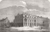 SCOTLAND. The new town and county bank, Aberdeen 1862 old antique print