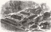 BERKS. Prince Consort's model farm at Windsor 1862 old antique print picture