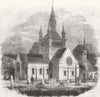 ISLE OF WIGHT. Whippingham Church, near Osborne 1862 old antique print picture