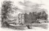SURREY. Moor Park, Surrey 1858 old antique vintage print picture