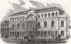WARWICKSHIRE. The Exchange, Coventry 1858 old antique vintage print picture