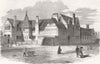 LONDON. School of St Mary-the-Less, Lambeth 1861 old antique print picture