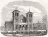 IRELAND. New Protestant Hall &-School, Waterford 1862 old antique print
