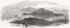 IRELAND. The Hill of Howth 1858 old antique vintage print picture