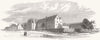 St Johns College, Hurstpierpoint, Sussex 1853 old antique print picture