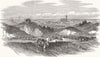 BELGIUM. Landing cable, Middlekerke 1853 old antique vintage print picture