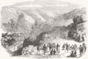 SPAIN. Burfords new view of Granada-Valley of Darro 1853 old antique print