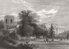 NORTHANTS. Easton Neston, seat of Empress of Austria 1876 old antique print