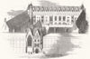 LONDON. Training schools, Victoria St, Westminster 1852 old antique print