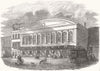 LONDON. Blackwall Station at Fenchurch St 1853 old antique print picture