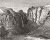 SOUTH AFRICA. Transvaal. Pilgrim's Rest, Blyde River 1877 old antique print