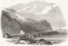 IRELAND. Garron Tower, Antrim 1852 old antique vintage print picture