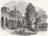 BERKS. Earl of Derby's St Leonards-on-Hill, Windsor 1852 old antique print