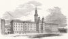 LONDON. Guy's Hospital, Southwark - new buildings 1852 old antique print