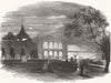 NETHERLANDS. Garden fete given by Lord Holland 1852 old antique print picture