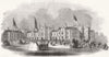 LONDON. Orphanage at Wanstead 1843 old antique vintage print picture