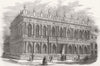 LONDON. The new Carlton Club house, Pall Mall 1856 old antique print picture