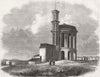 LANCASHIRE. The New reservoir at Everton, near Liverpool 1856 old print