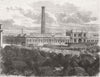 LONDON. The new shell factory at Woolwich 1856 old antique print picture