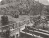 SCOTLAND. Glasgow waterworks-Loch Katrine outlet 1859 old antique print