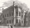 LONDON. Hall of clothworkers Co, Mincing Lane, City 1859 old antique print