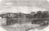 NOTTS. Newstead Abbey 1859 old antique vintage print picture
