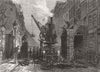 LONDON. The last of temple bar 1878 old antique vintage print picture