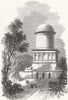 SCOTLAND. Mausoleum at Hamilton Palace 1878 old antique vintage print picture