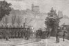 BERKS. Arrival of the Princess at Windsor 1882 old antique print picture