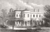 IRELAND. Under-secretarys house, Phoenix Park, Dublin 1882 old antique print