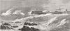 SCOTLAND. The Troubled waters of Peterhead Harbour 1882 old antique print