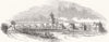 OXON. Minster Lovel, Oxon 1850 old antique vintage print picture